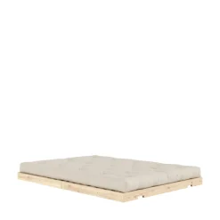 FLIP Canapé convertible 2,5 places en tissu et bois
