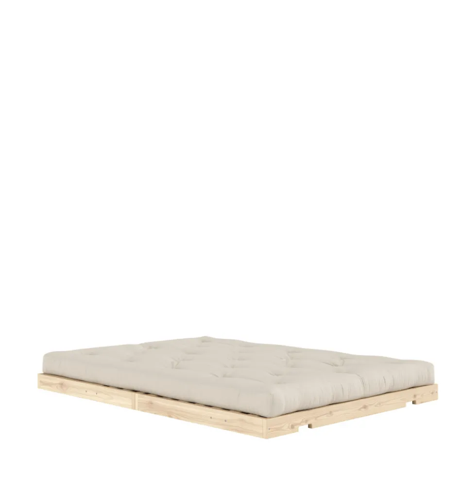 FLIP Canapé convertible 2,5 places en tissu et bois