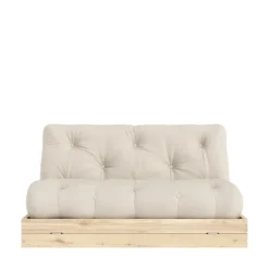 FLIP Canapé convertible 2,5 places en tissu et bois