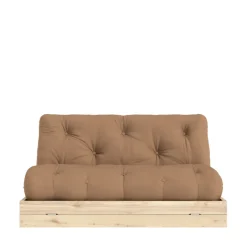 FLIP Canapé convertible 2,5 places en tissu et bois