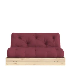 FLIP Canapé convertible 2,5 places en tissu et bois
