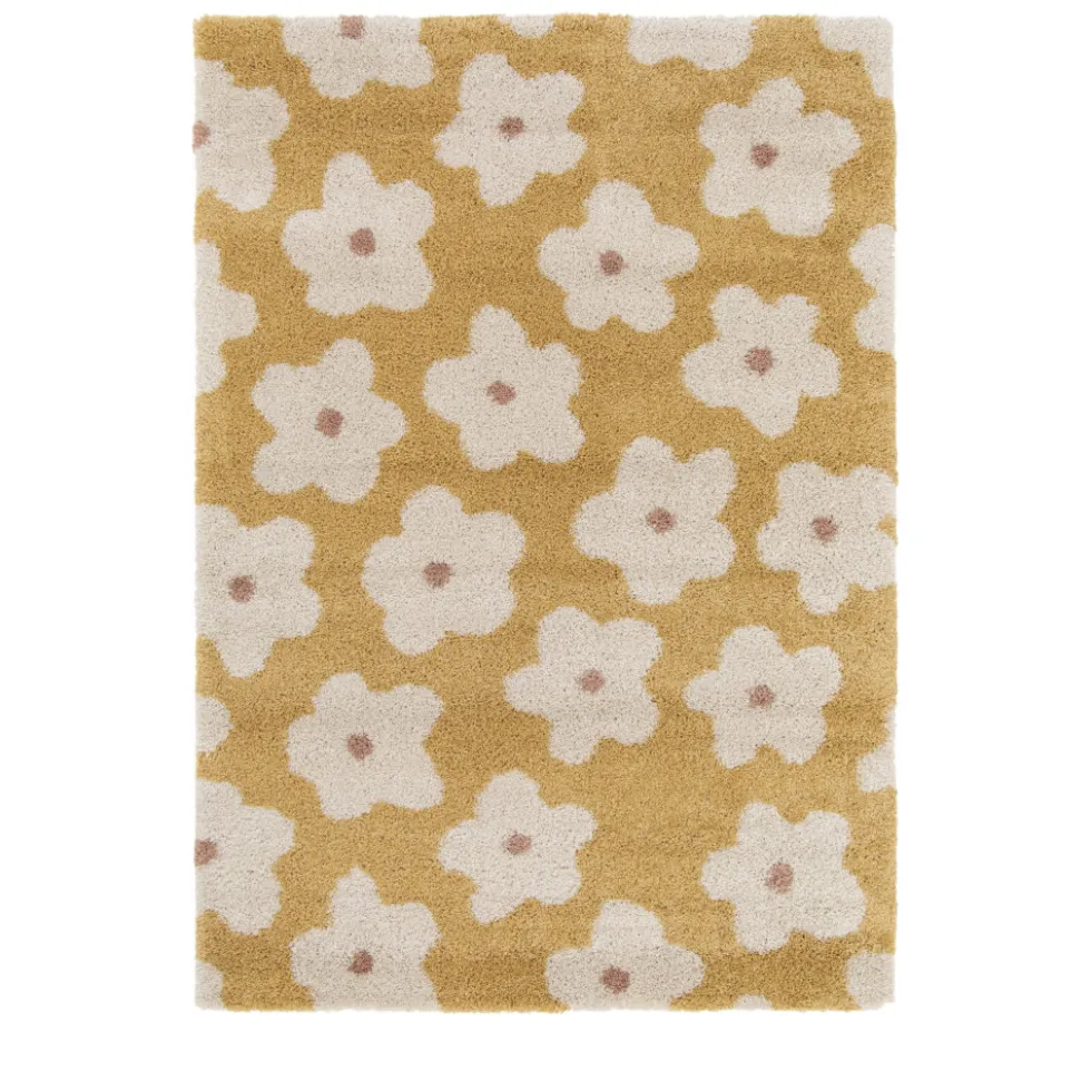 FLORA II Tapis contemporain à motif floral