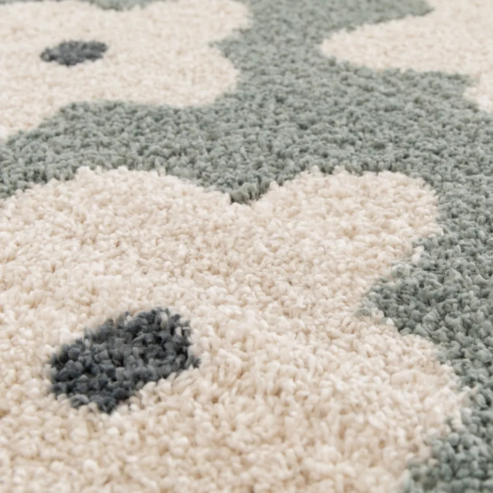 FLORA Tapis contemporain à motif floral