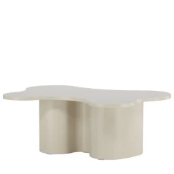 FLOW Table basse organique en bois 120x80cm