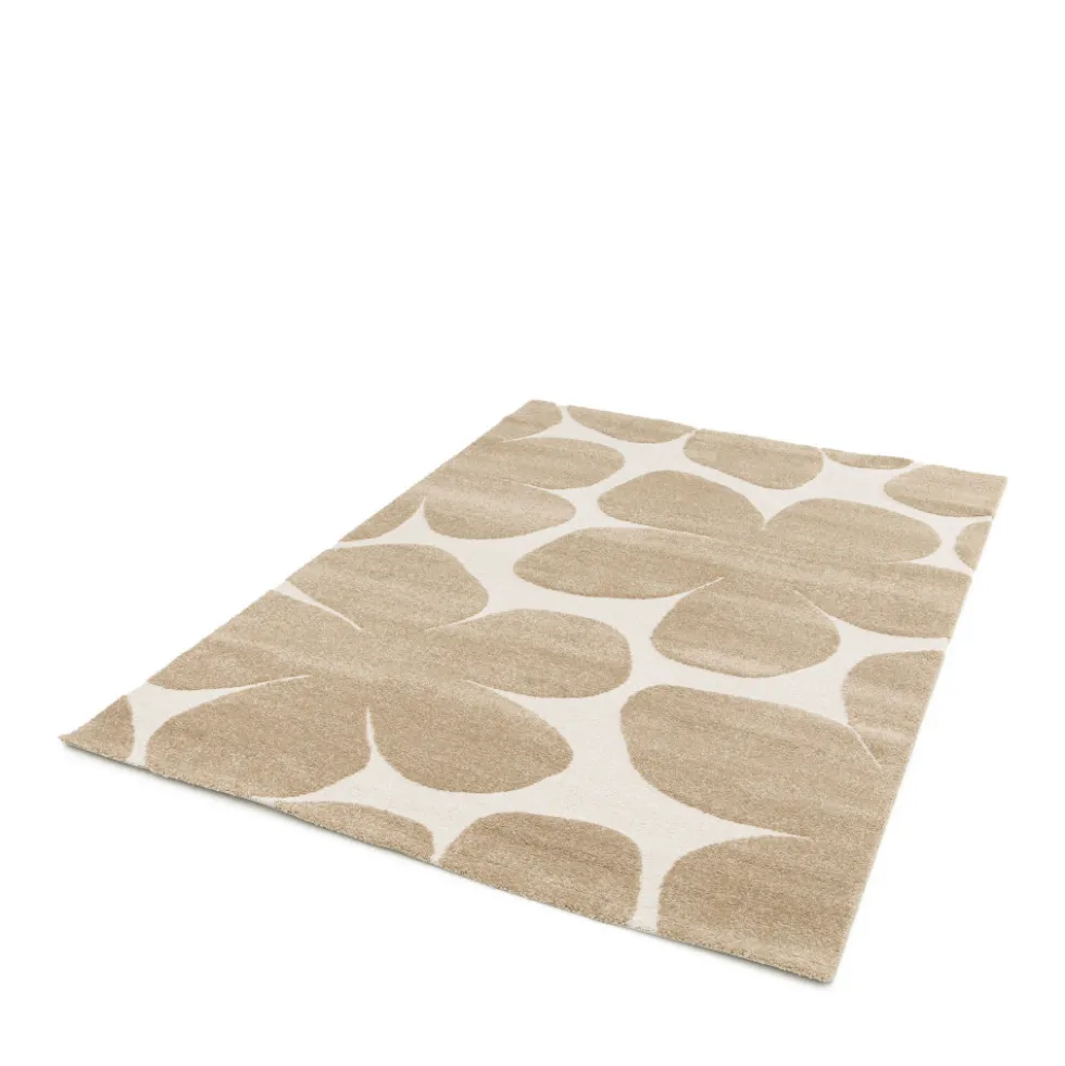 FLOW Tapis contemporain à motif floral en relief