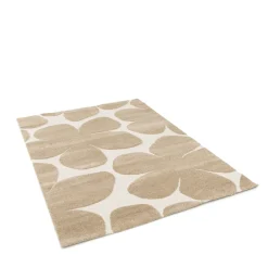 FLOW Tapis contemporain à motif floral en relief