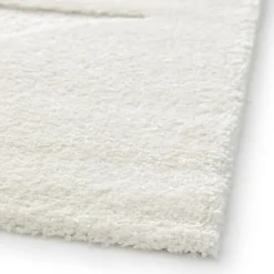 FLOW Tapis contemporain à motif floral en relief