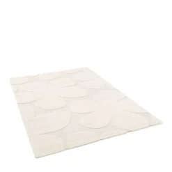 FLOW Tapis contemporain à motif floral en relief