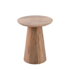FORCE Table d’appoint en bois de manguier ø30cm