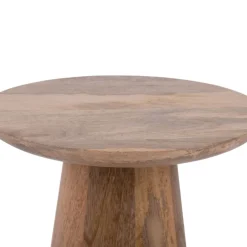 FORCE Table d’appoint en bois de manguier ø30cm