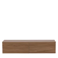 FRIHAMN Meuble TV suspendu 2 tiroirs en bois L160cm