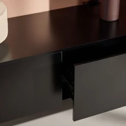 FRIHAMN Meuble TV suspendu 2 tiroirs en bois L160cm
