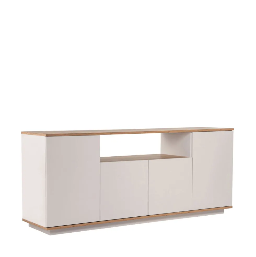 FRITZ Buffet 4 portes en bois L180cm