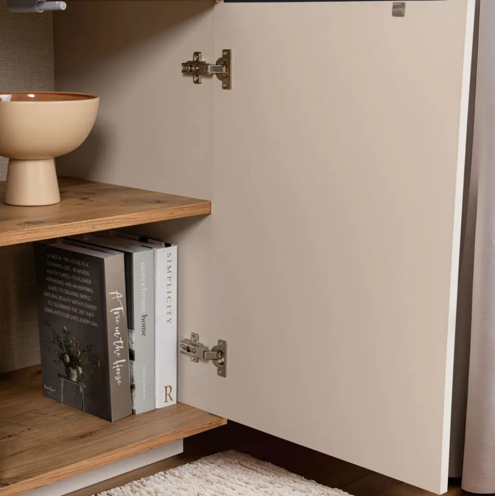 FRITZ Buffet 4 portes en bois L180cm