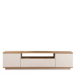 FRITZ Meuble TV 3 portes en bois L180cm