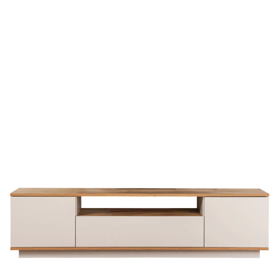 FRITZ Meuble TV 3 portes en bois L180cm