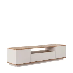 FRITZ Meuble TV 3 portes en bois L180cm