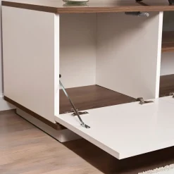 FRITZ Meuble TV 3 portes en bois L180cm