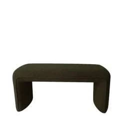 FULL Banc rembourré en tissu bouclette L100cm