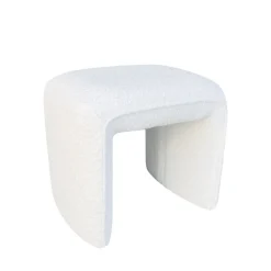 FULL Pouf en tissu bouclette
