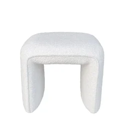 FULL Pouf en tissu bouclette