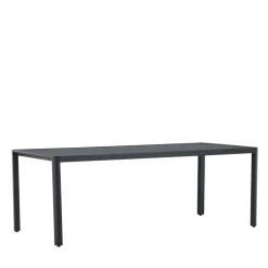 GIARDINI Table à manger de jardin 8 personnes en aluminium