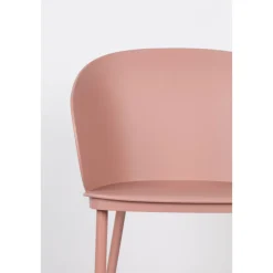 GIGI Lot de 2 chaises en résine et métal
