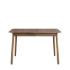 GLIMPS Table à manger extensible 4 à 6 personnes 120-162x80cm en bois