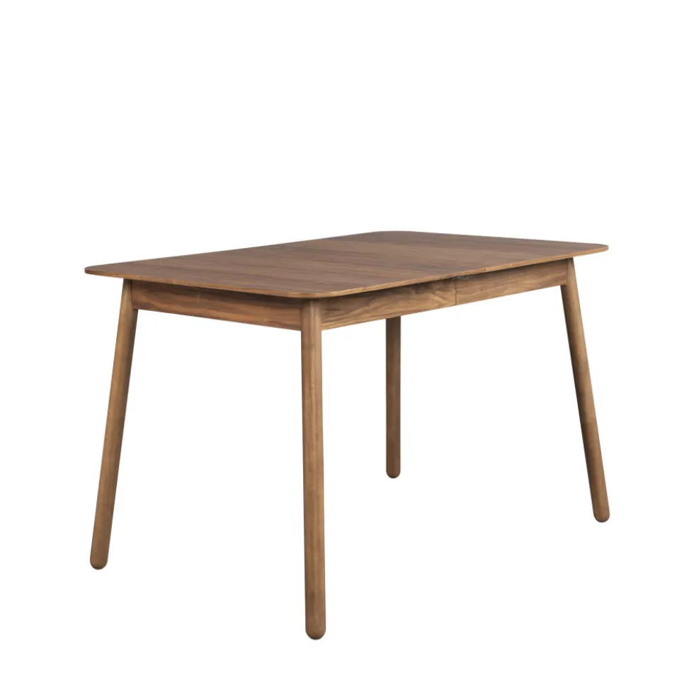 GLIMPS Table à manger extensible 4 à 6 personnes 120-162x80cm en bois