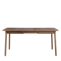 GLIMPS Table à manger extensible 4 à 6 personnes 120-162x80cm en bois