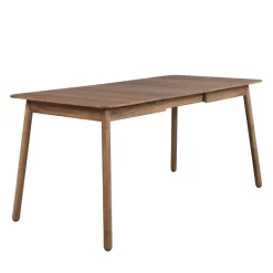 GLIMPS Table à manger extensible 4 à 6 personnes 120-162x80cm en bois