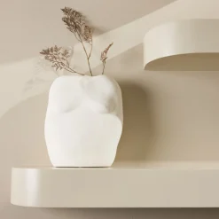 GLOW Lot de 3 étagères aux bords arrondis en bois