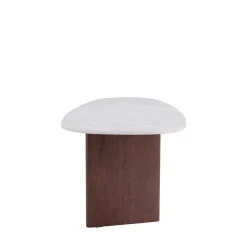 GRONVIK Table à manger 8 personnes organique effet marbre