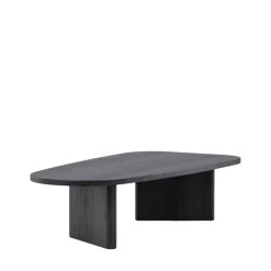 GRONVIK Table basse organique en bois 130x65cm
