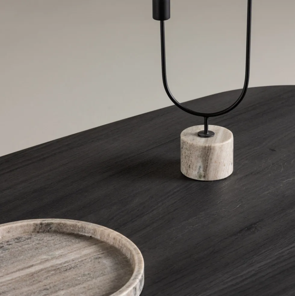 GRONVIK Table basse organique en bois 130x65cm