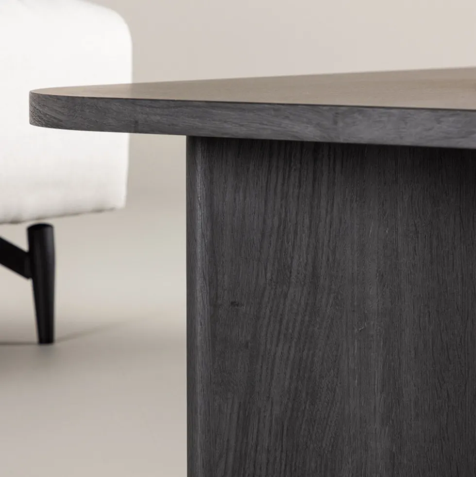 GRONVIK Table basse organique en bois 130x65cm