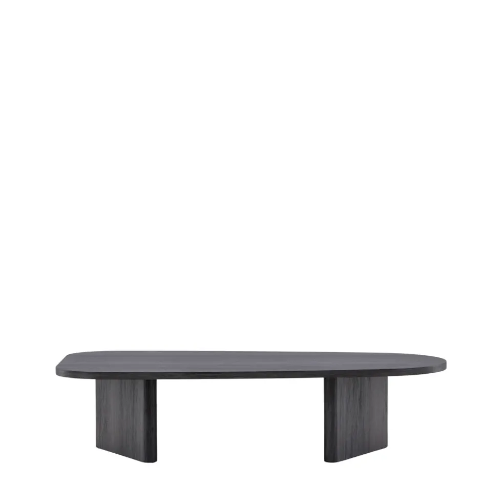 GRONVIK Table basse organique en bois 130x65cm