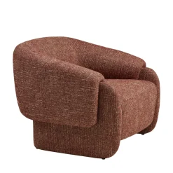 HAMILTONY Fauteuil lounge en tissu chiné