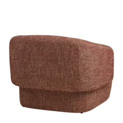 HAMILTONY Fauteuil lounge en tissu chiné