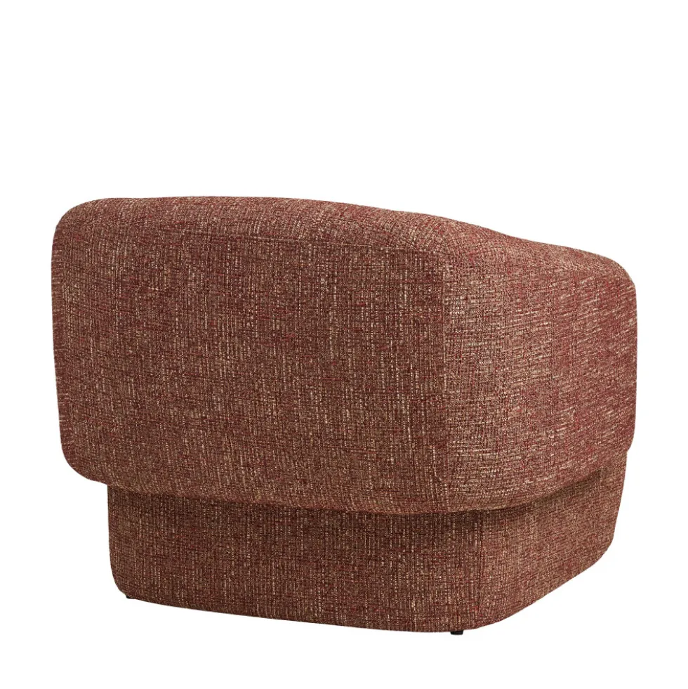 HAMILTONY Fauteuil lounge en tissu chiné