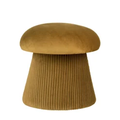 HAMPTON Pouf champignon en velours ø39cm