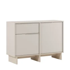 HARRIET Buffet 2 portes 1 tiroir en bois et métal L120cm
