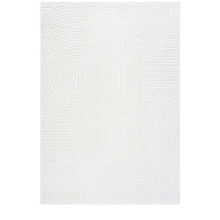 HILLS Tapis contemporain à motif géométrique