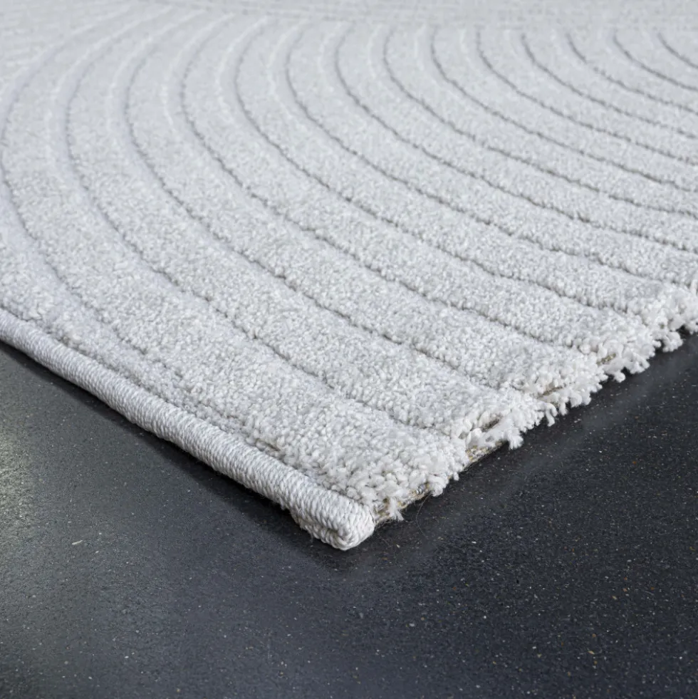 HILLS Tapis contemporain à motif géométrique