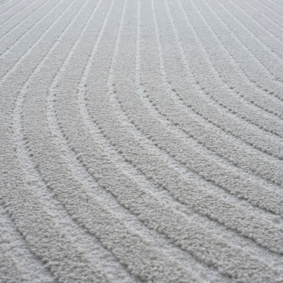 HILLS Tapis contemporain à motif géométrique