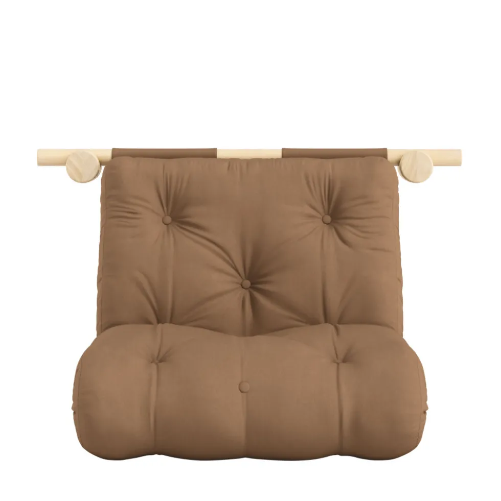 HOOKED Fauteuil convertible en tissu et bois avec accroches murales