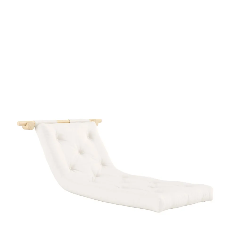 HOOKED Fauteuil convertible en tissu et bois avec accroches murales