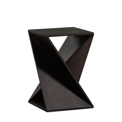 IKEM Table d'appoint carrée en bois 41x41cm