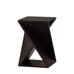 IKEM Table d'appoint carrée en bois 41x41cm