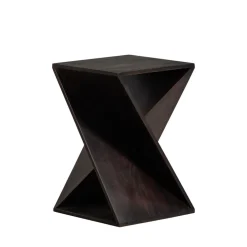 IKEM Table d'appoint carrée en bois 41x41cm